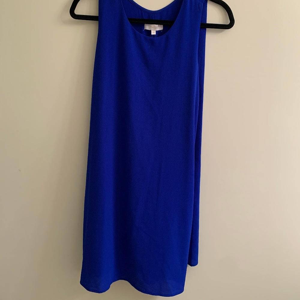 BLUE MINI PARTY DRESS// SIZE M